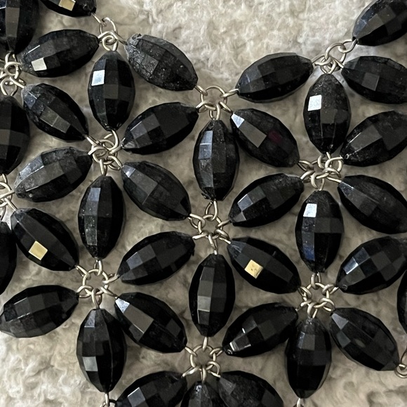 Black Statement Necklace - Picture 2 of 4